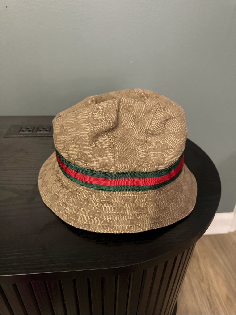Authentic Gucci Monogram Bucket Hat